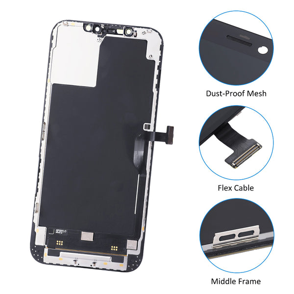 iPhone 12 iPhone 12 Pro Original Screen Replacement Screen and Digitizer Full Assembly