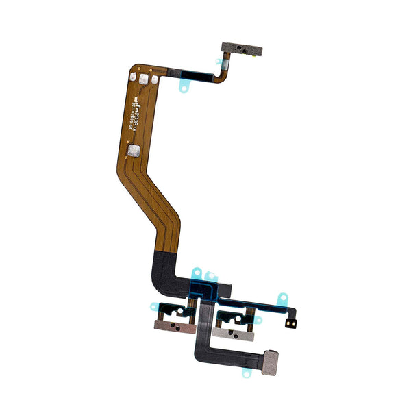 iPhone 12 Mini Audio Control & Power Button Flex Cable with Brackets