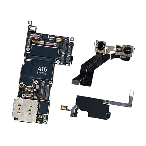 iPhone 13 Pro Max Logic Board A2484, A2641, A2643, A2644, A2645 (Unlocked) with Paired Face ID Sensors
