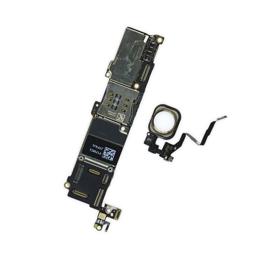 iPhone SE Logic Board with Paired (Gold) Home Button Great Flash Sale