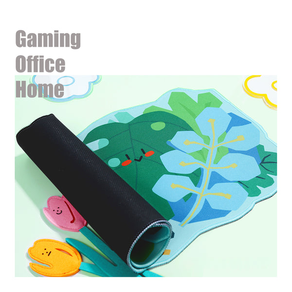 Original Design Gaming Mouse Pad Oversized, Extended Mousepad with Superior Micro-Weave Cloth, Non-Slip Keyboard Pad, Desk Mat for Gamer, Office & Home