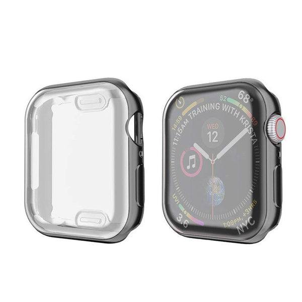 360° Full Protection Slim TPU Screen Protector Case Cover for Apple Watch Series 2/3/4/5/6/SE 38/40/42/44mm