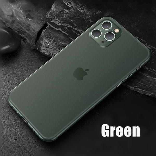 Slim Fit Compatible for iPhone Case, Hard Plastic PC Ultra Thin Phone Cover Case with Matte Finish Coating Grip Compatible for iPhone