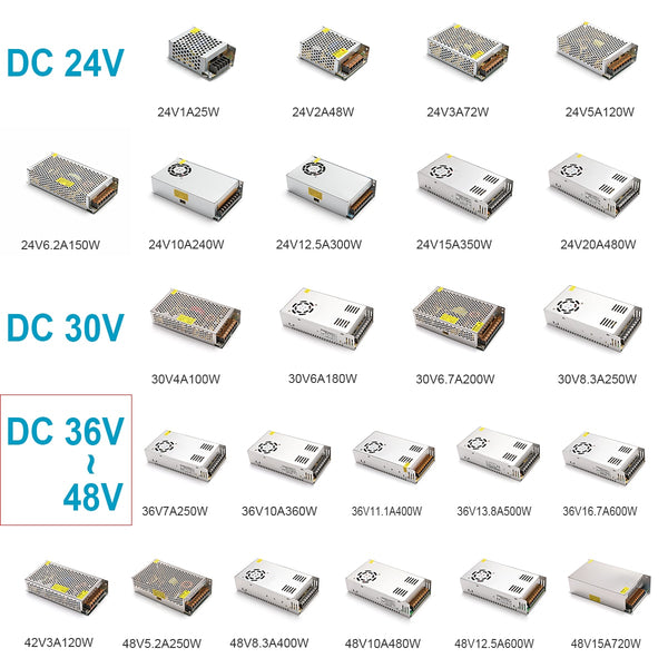 DC 12V 2A 5A 6A 1.25A DC Converter Power Supply Adapter Switch Transformer for  LED CCTV EVD